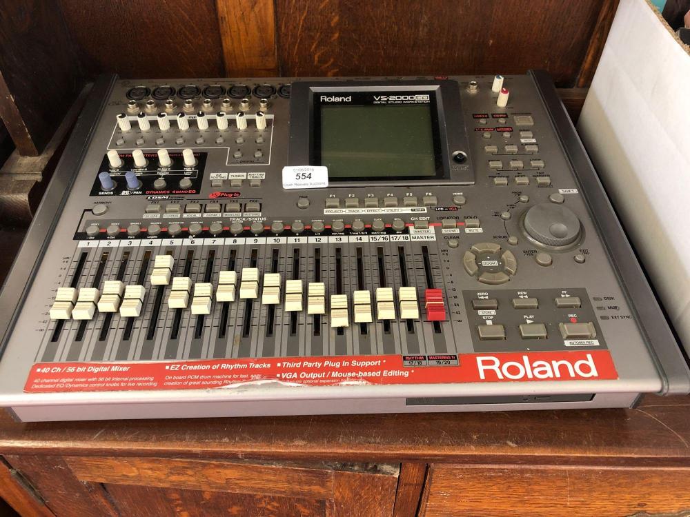 A Roland VS-2000 CD digital studio workstation