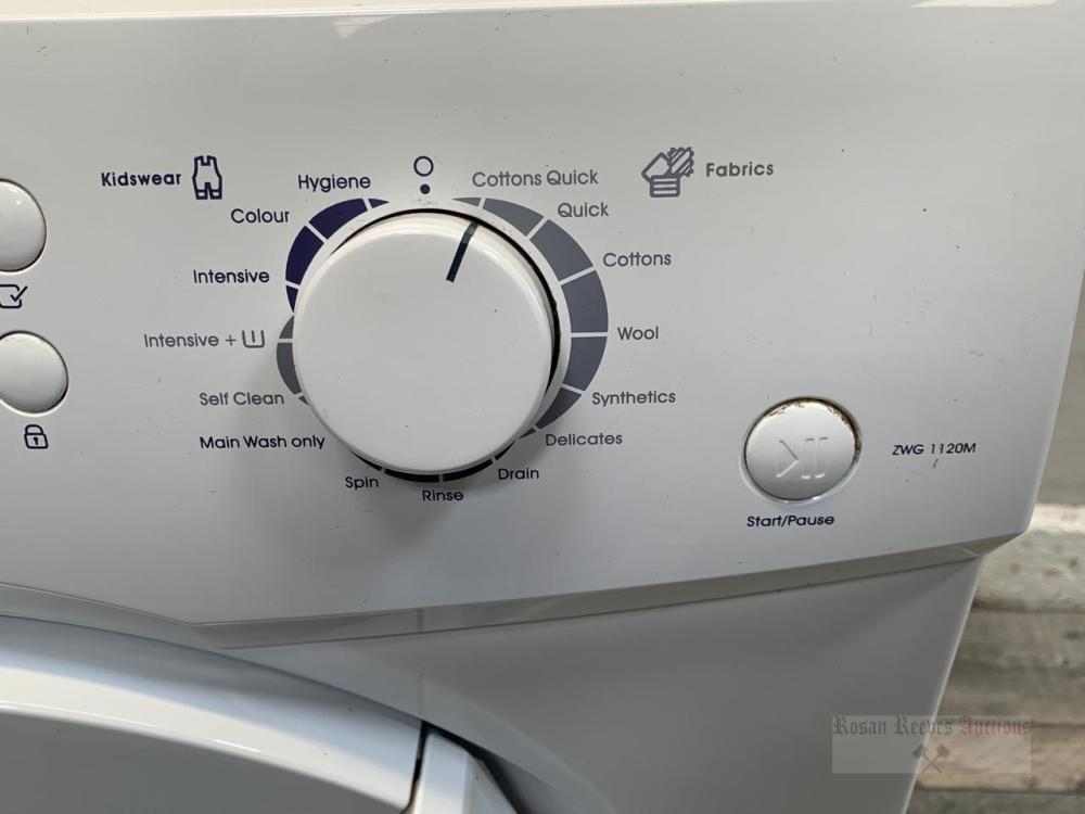 zanussi washing machine zwg1120m