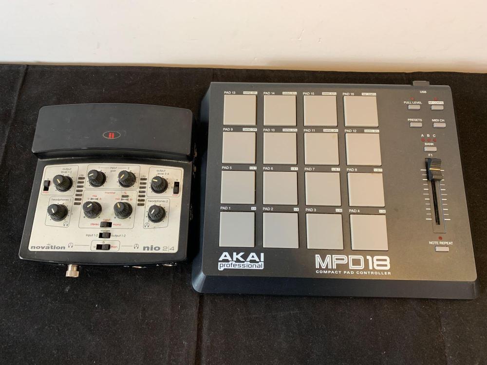 akai professional mpd18 midi controller