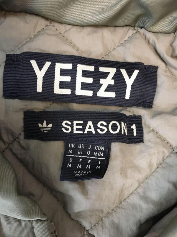 A Yeezy Season 1 green bomber jacket and a Yeezy Season 1 