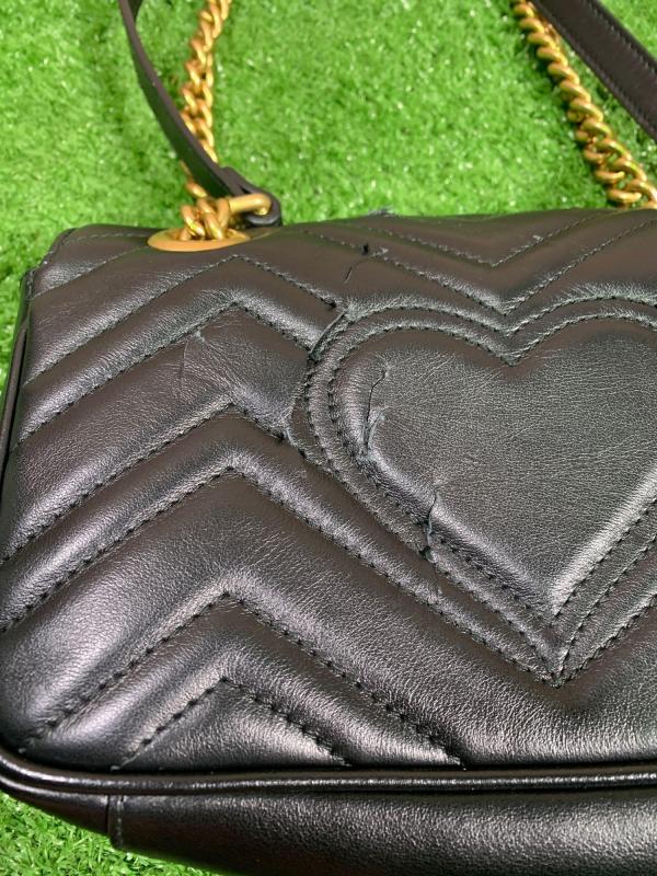 Damaged discount gucci bag