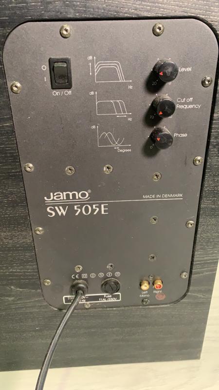 Jamo best sale sw 505e