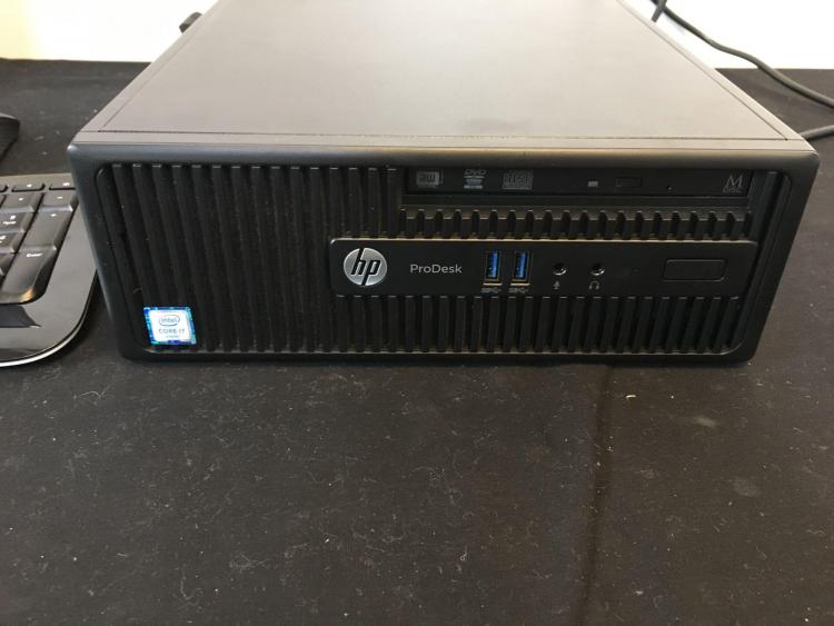 *A HP Prodesk 400 G3 SFF intel core i7 Windows 10 pro business PC (hard ...